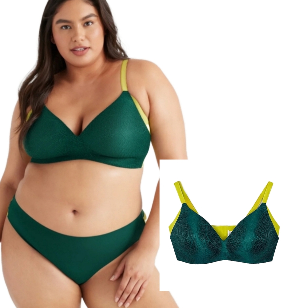 NWT KNIX Lace WingWoman Contour Wireless Bra